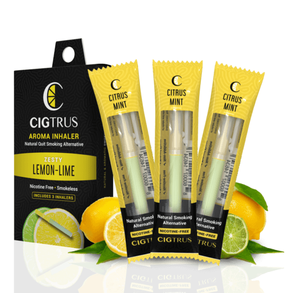Cigtrus Citrus Lemon 3-Pack Aroma Inhaler Smoking Alternative