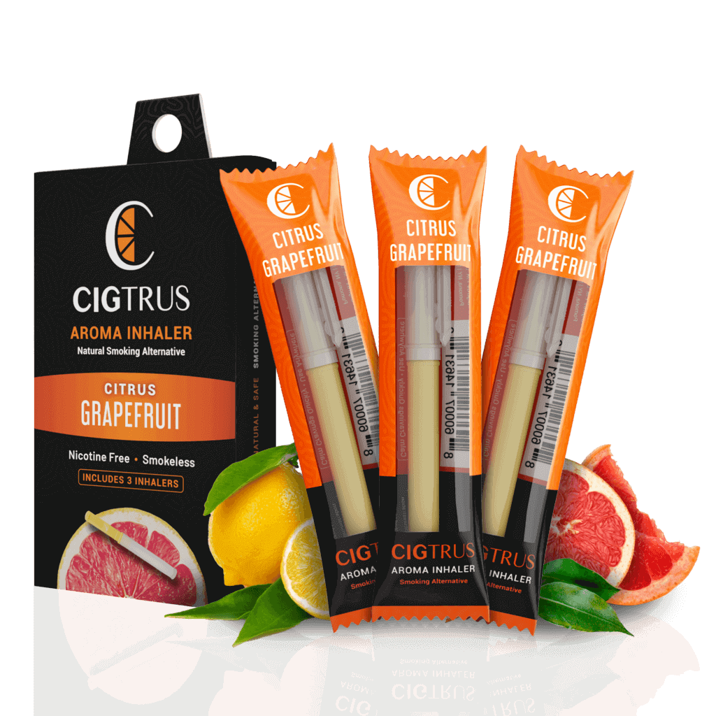 Cigtrus Citrus Grapefruit 3-Pack Aroma Inhaler Smoking Alternative