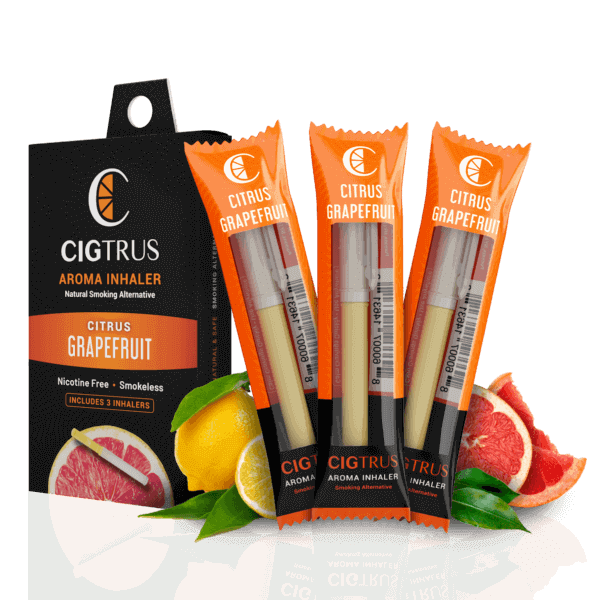Cigtrus Citrus Grapefruit 3-Pack Aroma Inhaler Smoking Alternative