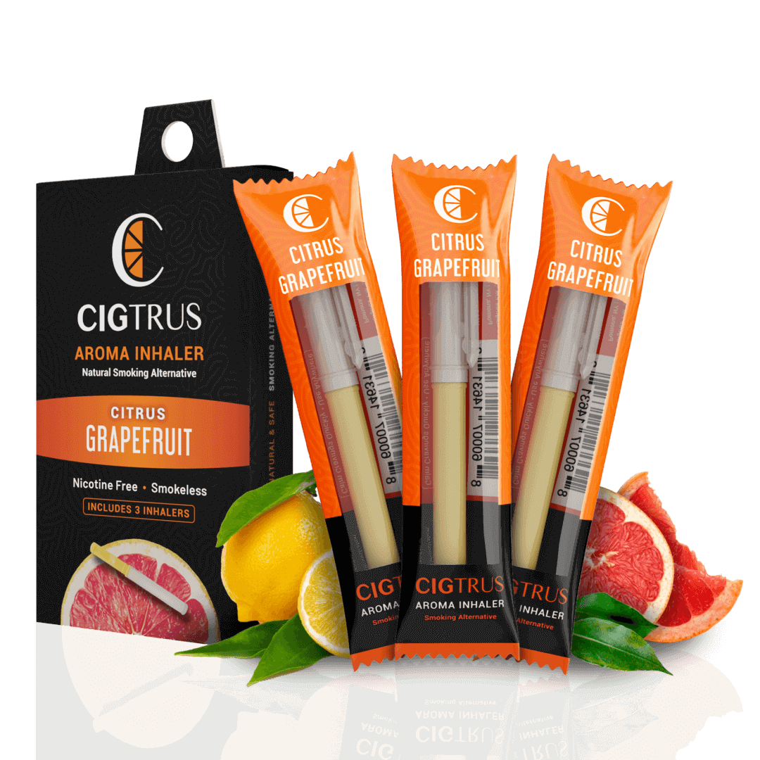Cigtrus Citrus Grapefruit 3-Pack Aroma Inhaler Smoking Alternative