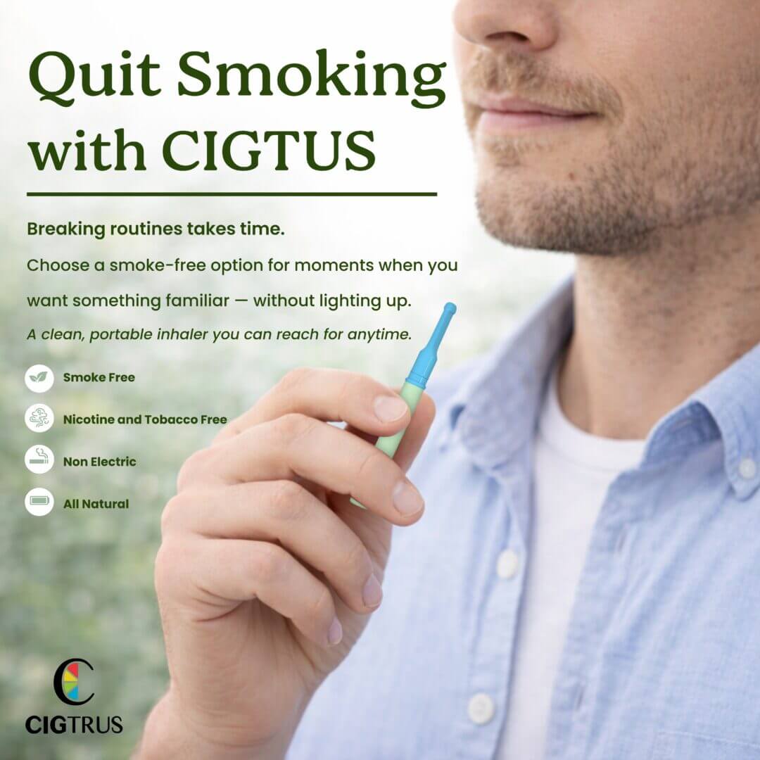 Cigtrus Mullein Leaf Icy Peppermint 3 Pack | Nicotine-Free Smokeless Inhaler | Botanical Flavored Air - Image 14