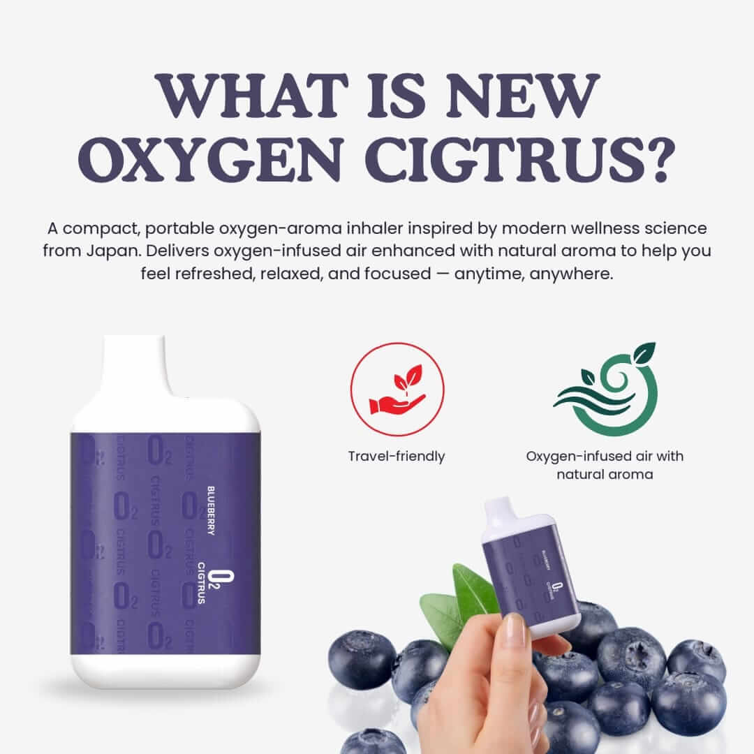 Cigtrus O2 Fresh Mint Portable Oxygen Diffuser | Flavored Oxygen | Approx. 450 Inhalations - Image 7