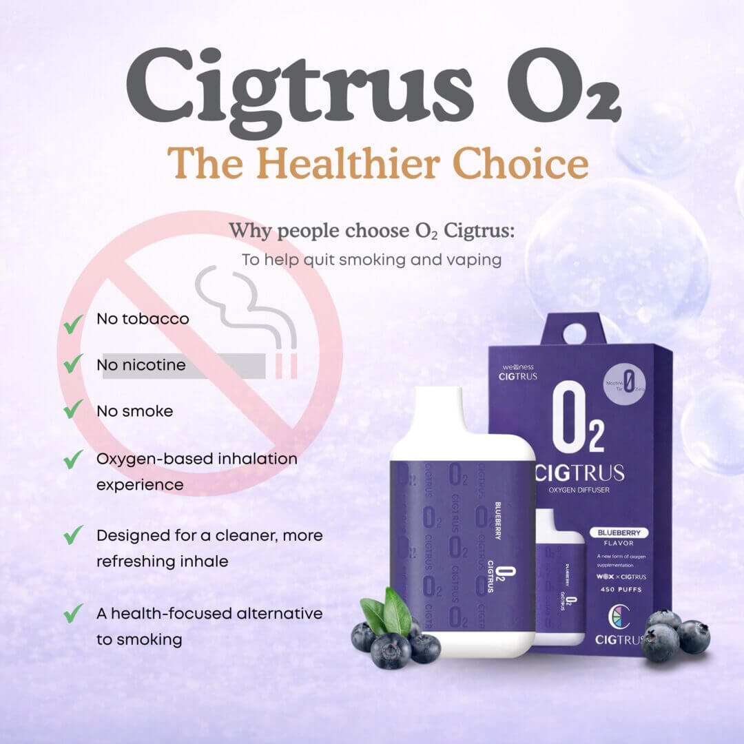 Cigtrus O2 Fresh Mint Portable Oxygen Diffuser | Flavored Oxygen | Approx. 450 Inhalations - Image 6